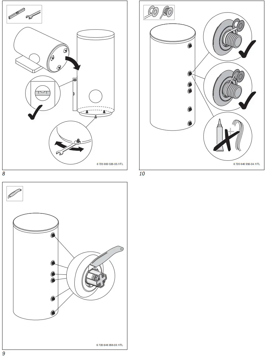 BOSCH W 300-5 P Hot Water Tank - Figure 5