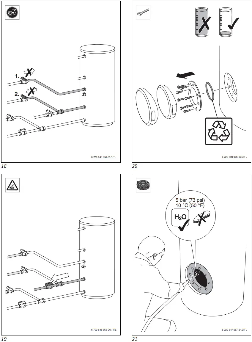 BOSCH W 300-5 P Hot Water Tank - Figure 8