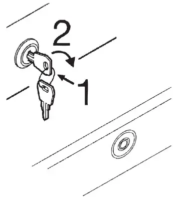 AURORA DA-CN-0353 Dry Aging Cabinet - SECURITY LOCK
