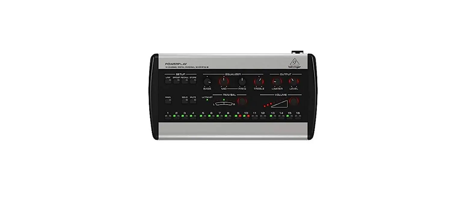 Behringer P16-m 16-channel Digital Personal Mixer User Guide Behringer P16-m 16-channel Digital Personal Mixer User Guide