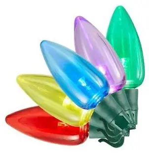 HOME ACCENTS holiday 20090105061702H 50L Multi C9 LED Steady Lit Heavy Duty Lights