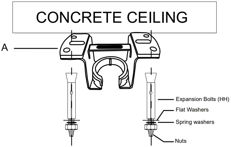 WAREHOUSE OF TIFFANY AW01W03 52 Inch Ceiling Fan - CONCRETE CEILING
