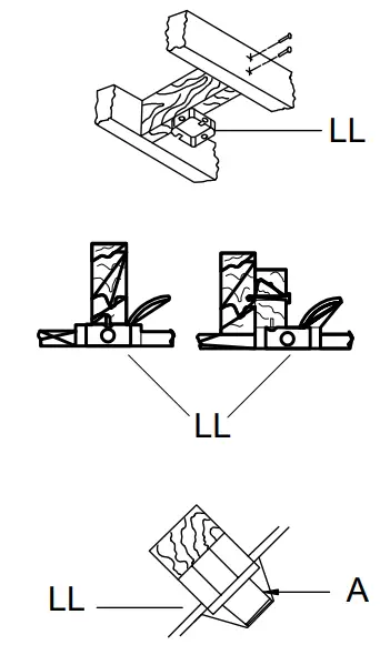WAREHOUSE OF TIFFANY AW01W03 52 Inch Ceiling Fan - MOUNTING