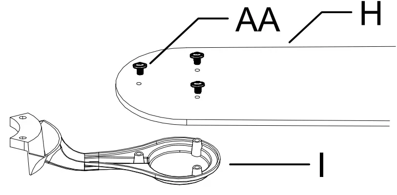 WAREHOUSE OF TIFFANY AW01W03 52 Inch Ceiling Fan - blade brackets