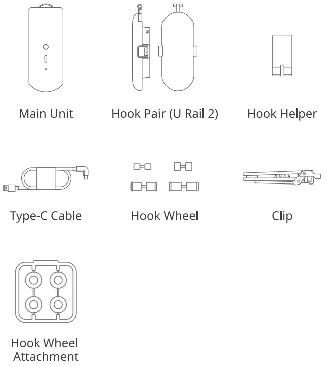 Switchbot U Rail 2 Electric Motorized Curtain - fig 1