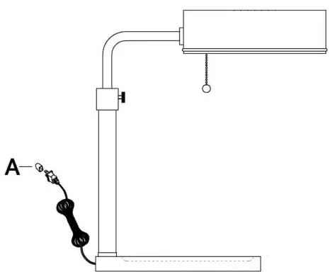 ETHAN ALLEN 096092 BRS Wesley Pharmacy Lamp