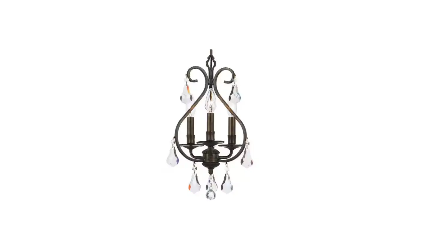 Crystorama 5016osclmwp Ashton Six Light Chandelier Instruction Manual
