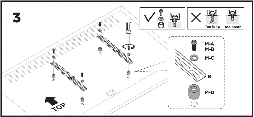 stell SHO 4600 Universal Telescopic Support for TV 5