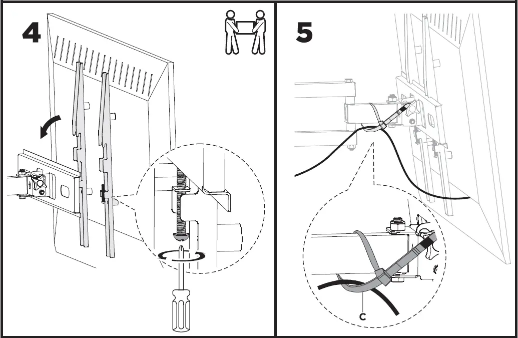 stell SHO 4600 Universal Telescopic Support for TV 6