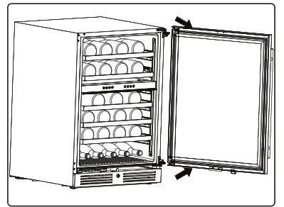 ZEPHYR logoZEPHYR PRB24C01CG Presrv Single Zone Beverage Cooler - fig10
