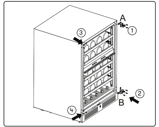 ZEPHYR logoZEPHYR PRB24C01CG Presrv Single Zone Beverage Cooler - fig22