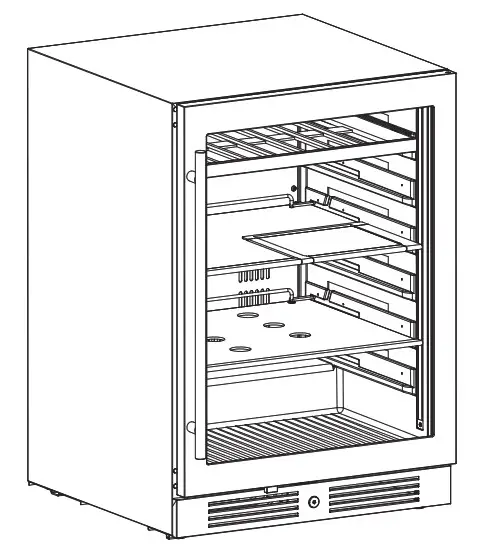 ZEPHYR logoZEPHYR PRB24C01CG Presrv Single Zone Beverage Cooler - Featured Image