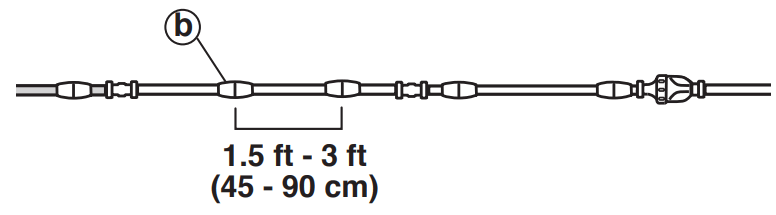 POLARIS 280 Pressure Side Automatic Pool Cleaner - hose floats