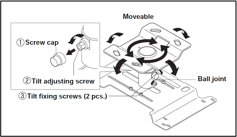 Epson-ELPMB23-Projector-Mount-Fig-4