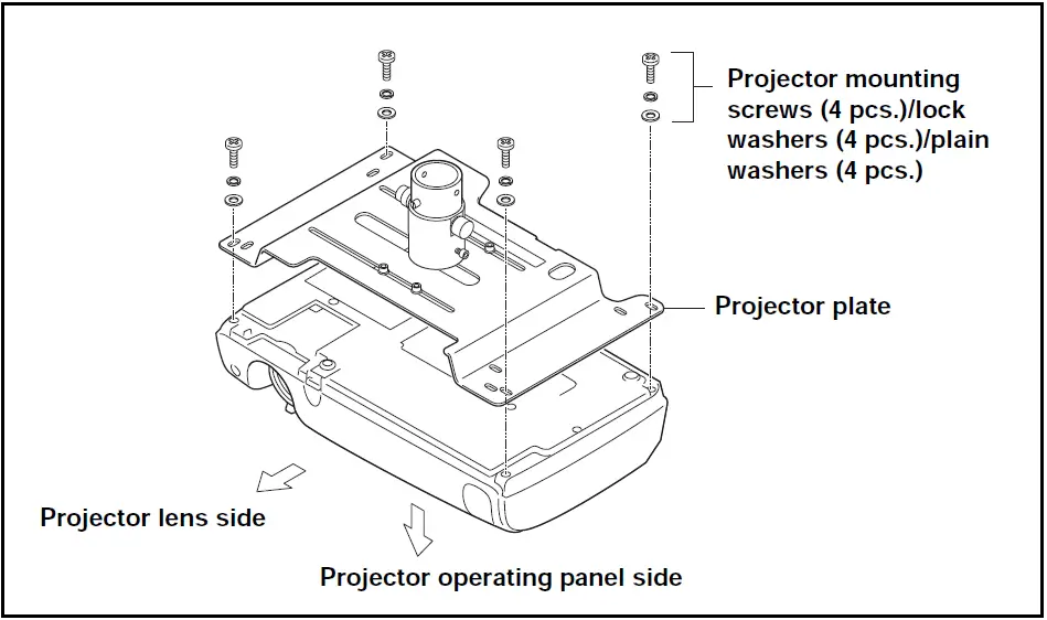 Epson-ELPMB23-Projector-Mount-Fig-6