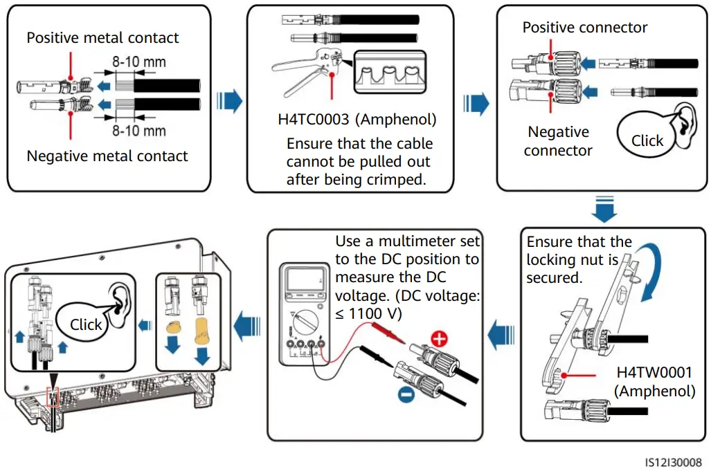 HUAWEI SUN2000 3 Phase Solar Inverter - DC Input Power Cable