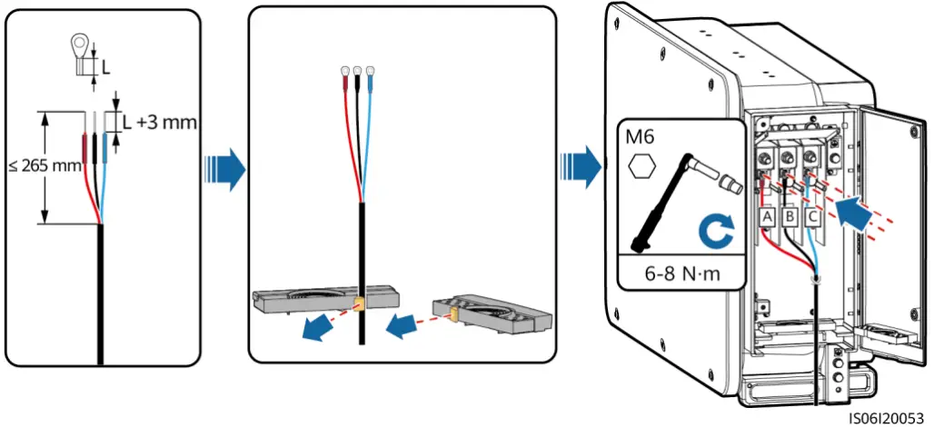 HUAWEI SUN2000 3 Phase Solar Inverter - Power Cable