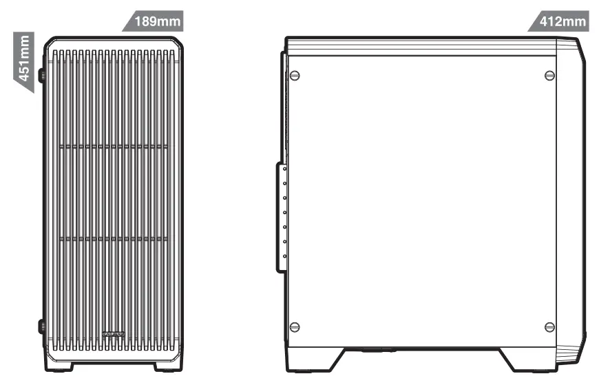 zalman s2 atx mid tower computer case - Figer 1