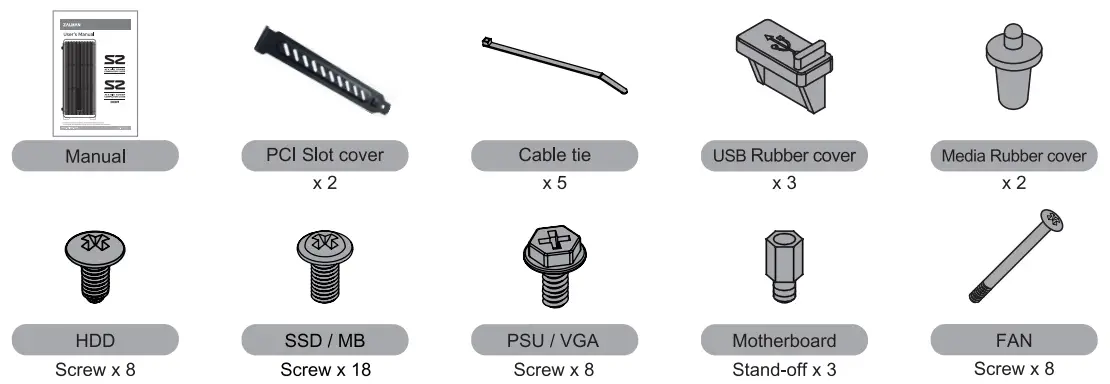 zalman s2 atx mid tower computer case - Figer3