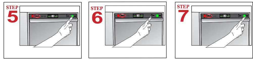 CMA DISHMACHINES H-1X High Temp Rack Undercounter Glass Washer - Temp 3