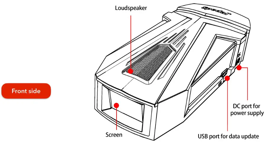 Spedal VP388T Multifunctional Radar Laser Detector - ACCESSORIES AND INTERFACES 2