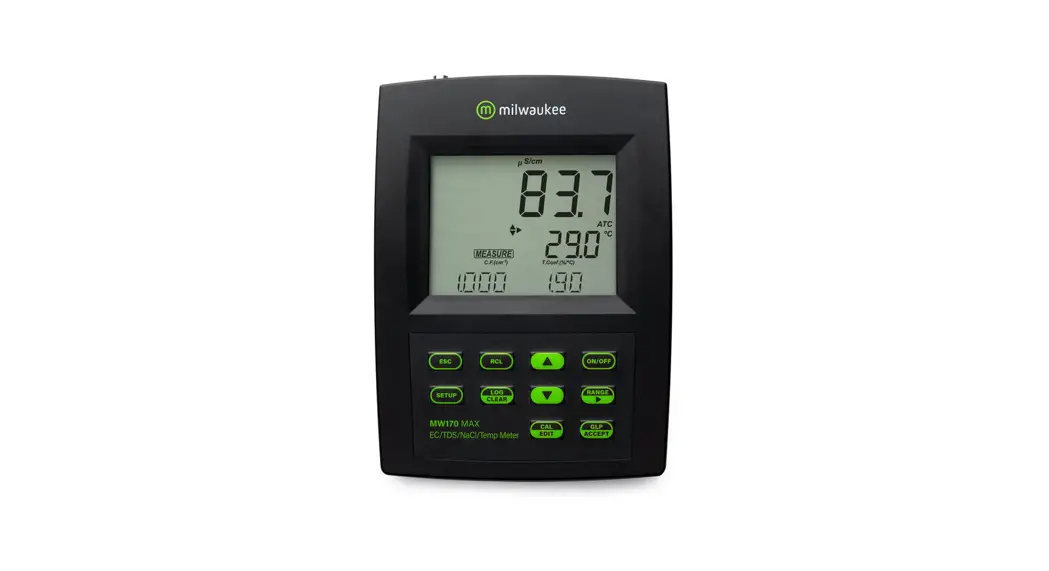 Milwaukee Mw805 Max Ph-ec-tds Temperature Portable Meter Instruction Manual