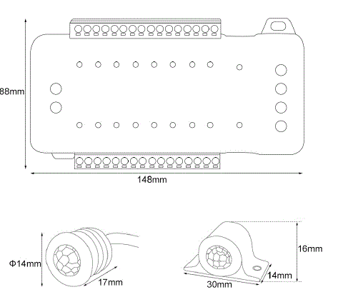 SuperLightingLED RL-STEP-01 LED Stair Strip Lighting Controller fig-1