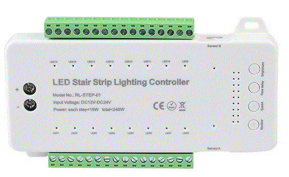 SuperLightingLED RL-STEP-01 LED Stair Strip Lighting Controller