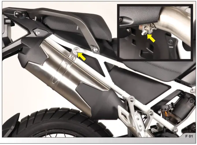 AKRAPOVIC 509007 Triumph Tiger 1200 Slip-On - F 01