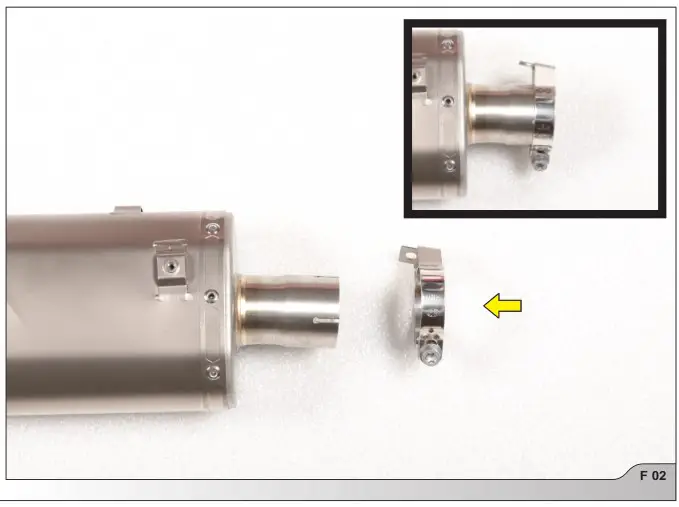 AKRAPOVIC 509007 Triumph Tiger 1200 Slip-On - F 02