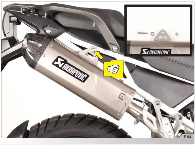 AKRAPOVIC 509007 Triumph Tiger 1200 Slip-On - F 04