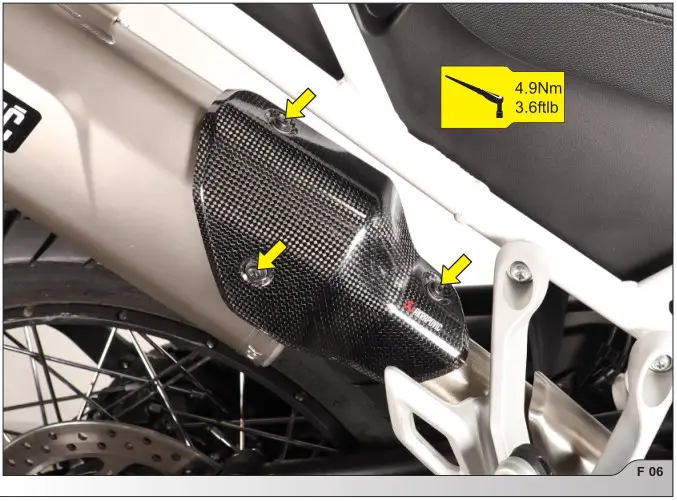 AKRAPOVIC 509007 Triumph Tiger 1200 Slip-On - F 06