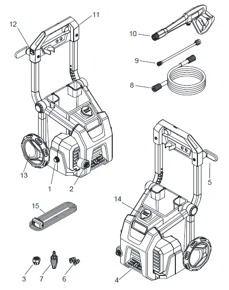 KARCHER-K1900PS,-K1900PSB-Electric-Pressure-Washer-1