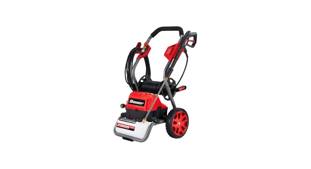 Bauer 56877 Electric Pressure Washer With Hose Reel Owner's Manual Bauer 56877 Electric Pressure Washer With Hose Reel Owner's Manual