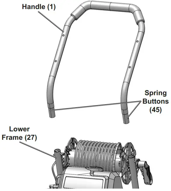 Bauer 56877 Electric Pressure Washer with Hose Reel - fig 3