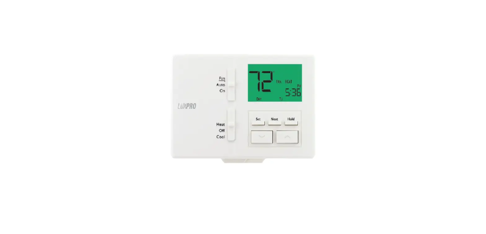 Luxpro P711 Programmable / Non-programmable Thermostat Product Specifications Luxpro P711 Programmable / Non-programmable Thermostat Product Specifications