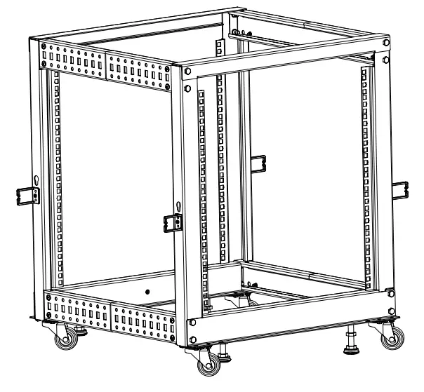 VIVO-CART-SR12U-Black-12U-Server-Rack-FIG-1