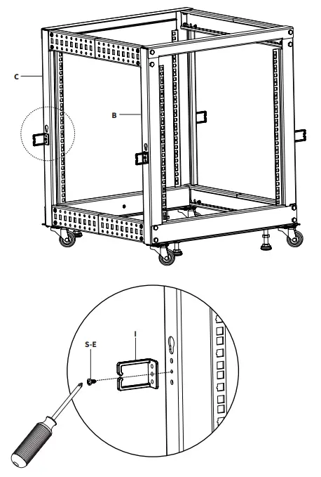 VIVO-CART-SR12U-Black-12U-Server-Rack-FIG-10