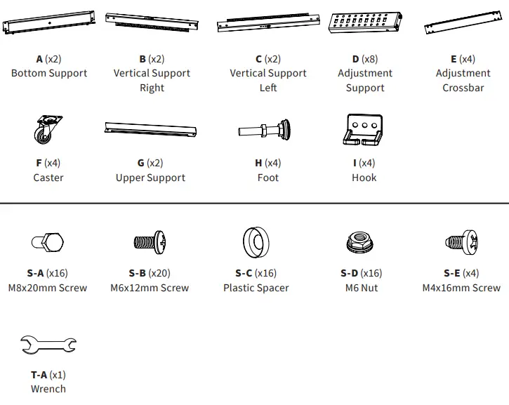 VIVO-CART-SR12U-Black-12U-Server-Rack-FIG-3