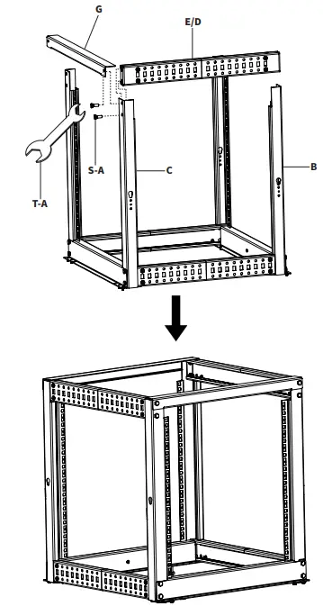 VIVO-CART-SR12U-Black-12U-Server-Rack-FIG-7