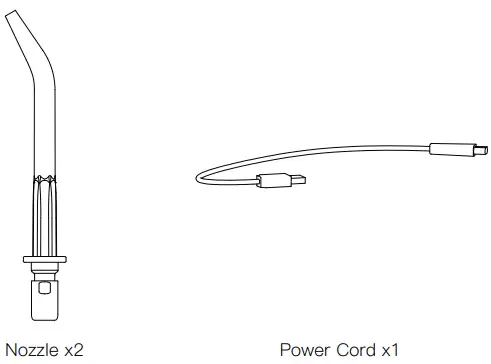 Nicefeel FC5170 Portable Oral Irrigator - Accessories