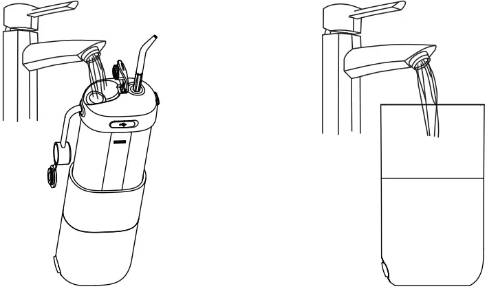 Nicefeel FC5170 Portable Oral Irrigator - water tank