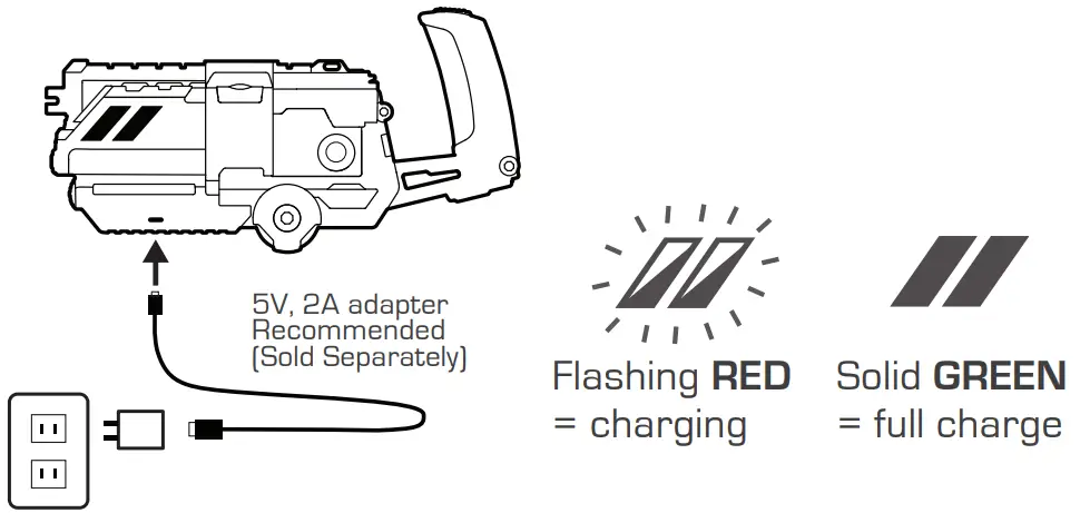 FACTION BATTLE SYSTEM Sentinel Turret Gel Bead Blaster -