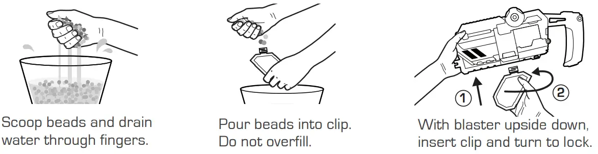 FACTION BATTLE SYSTEM Sentinel Turret Gel Bead Blaster - fig6