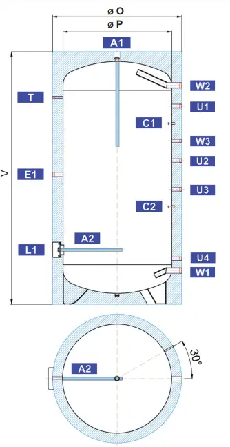 Regulus-R0BC-200-Hot-Water-Storage-Tanks-fig-2