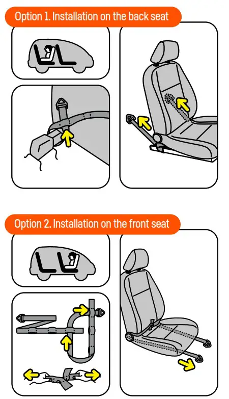 BeSafe Car Seat Lower Tether Straps - fig 14