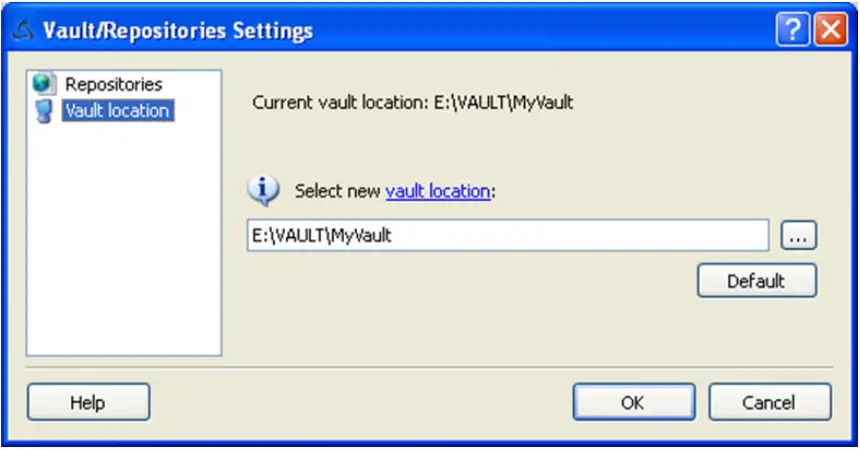 Actel SmartDesign MSS Configurator - Change Vault Location