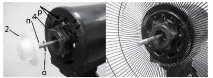 AiM AMF40 40 Cm Pedestal Mist Fan - Housing 3