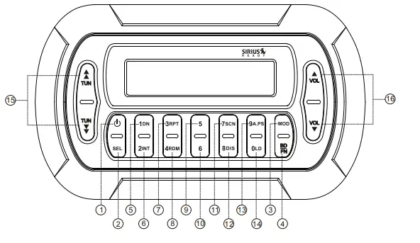 JBL MBB-3.3 SIRIUS Satellite Radio - Fig 1