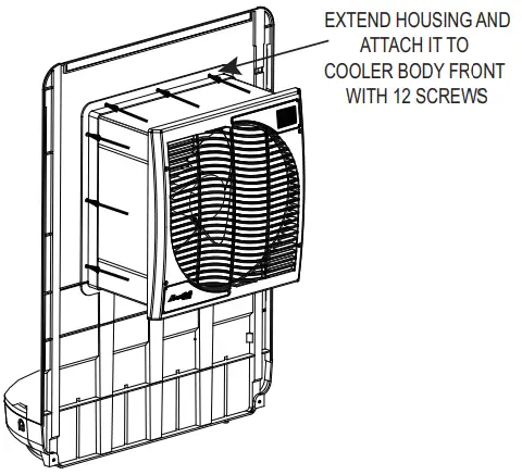 Secure Fan Housing